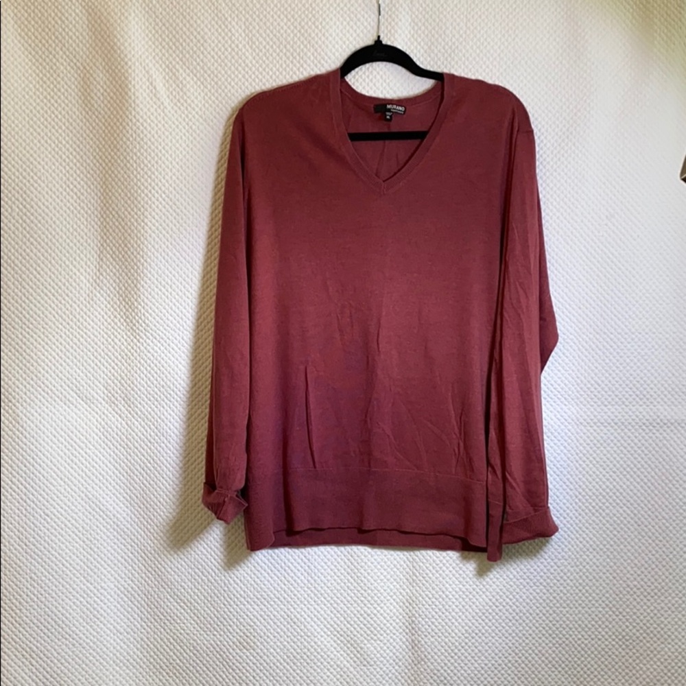 V neck sweater